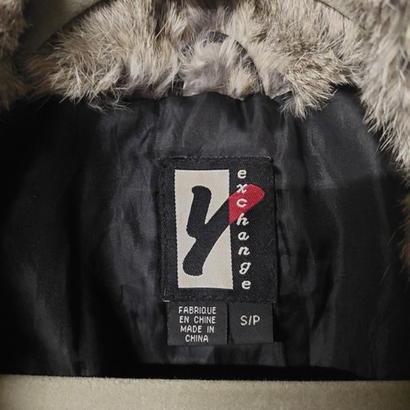 Womans Y Exchange Rabbit Fur Coat sz Small - Picture 9 of 9